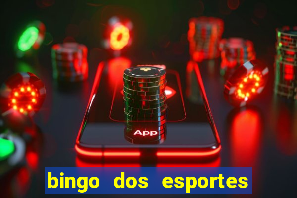 bingo dos esportes para imprimir